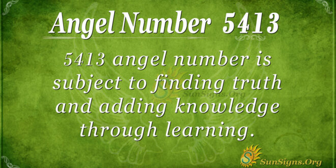 5413 angel number