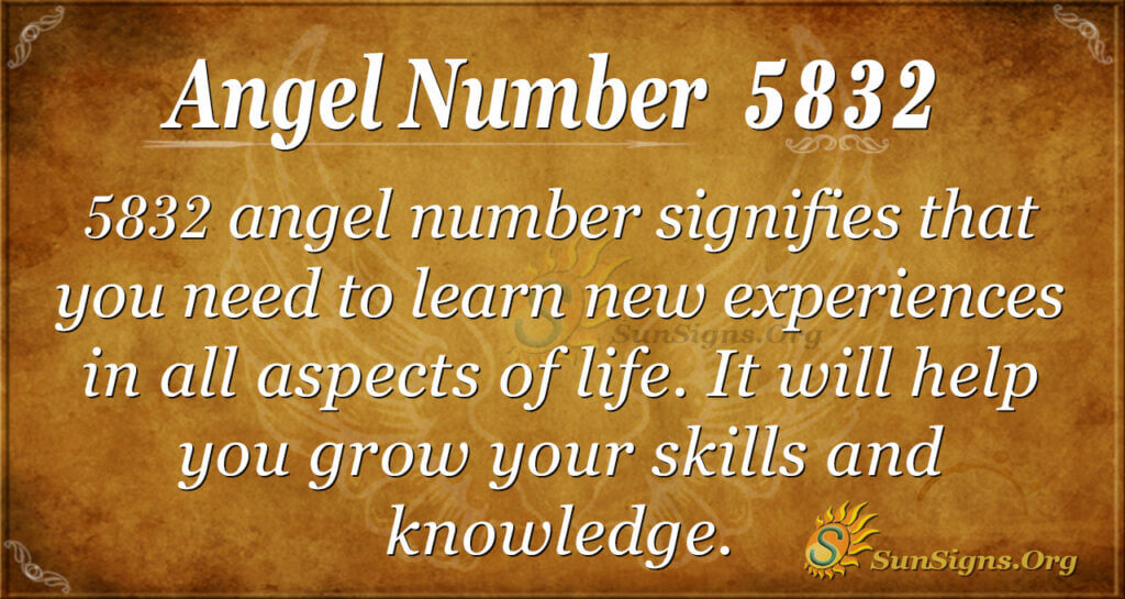 5832 angel number