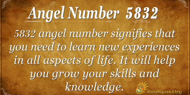 5832 angel number