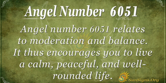 6051 angel number