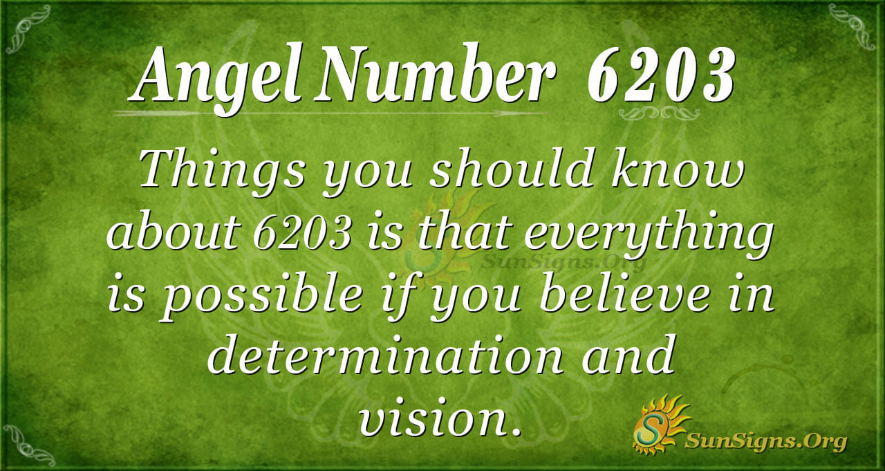 Angel Number 6203 Meaning: Faith And Belief - SunSigns.Org