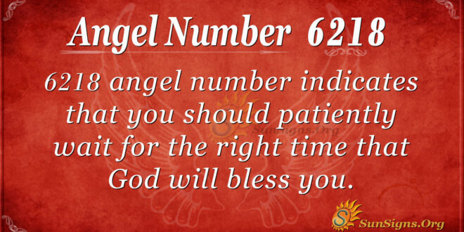 6218 angel number