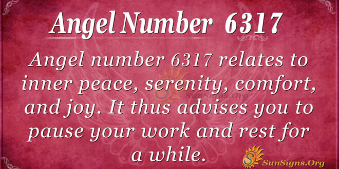 6317 angel number