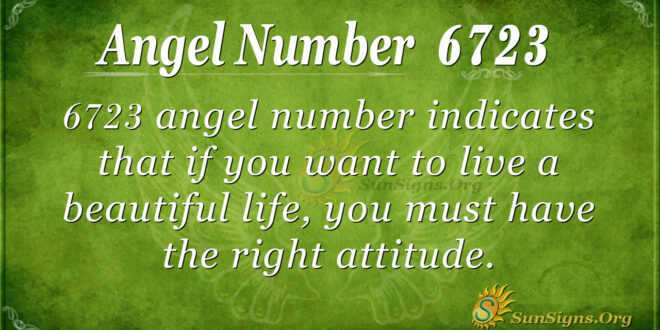6723 angel number
