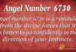 6730 angel number