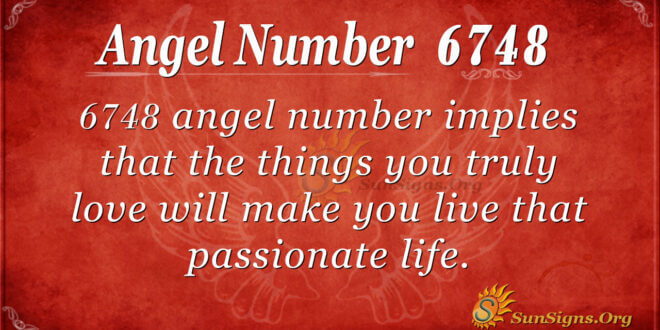 6748 angel number