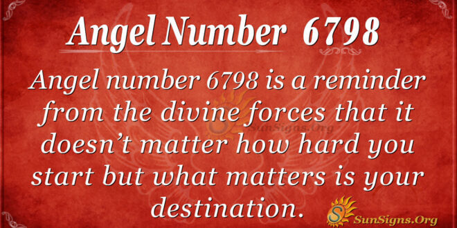 6798 angel number