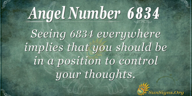 6834 angel number