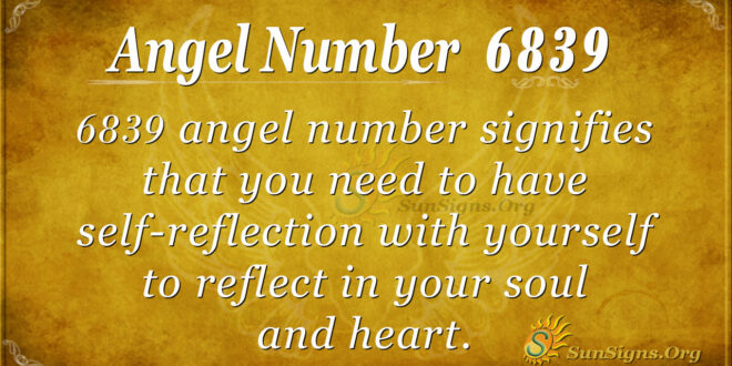 6839 angel number