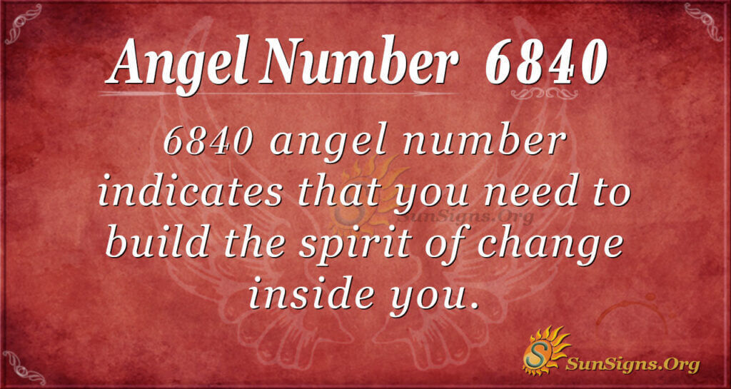 6840 angel number