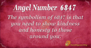 6847 angel number