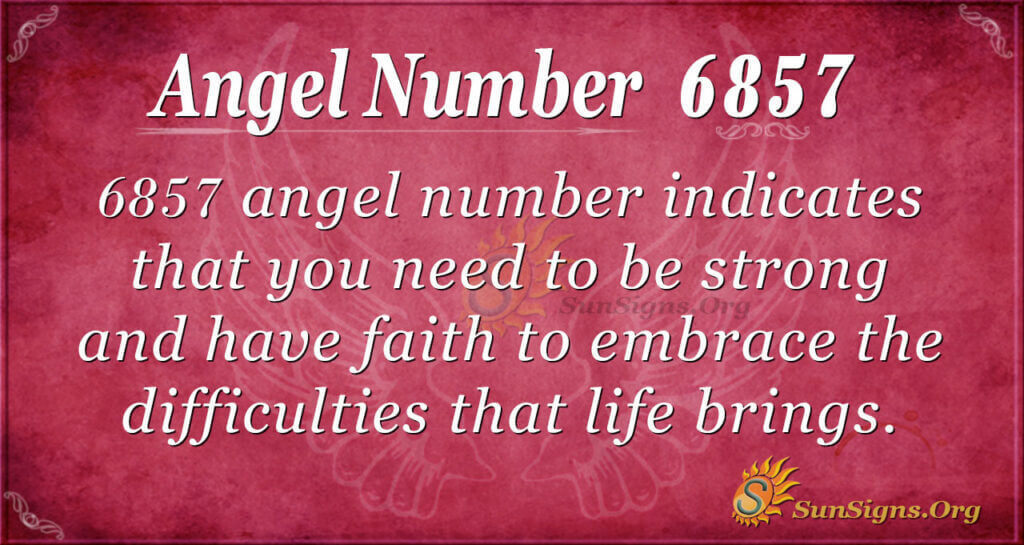 6857 angel number