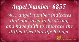 6857 angel number