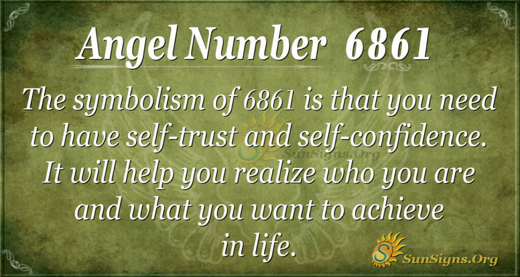 6861 angel number