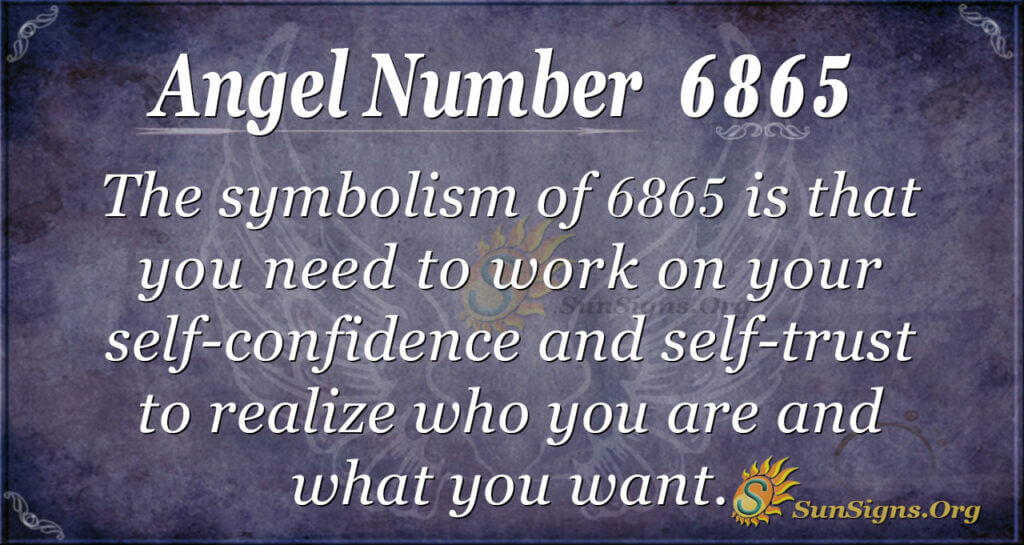 6865 angel number