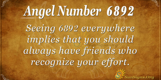 6892 angel number