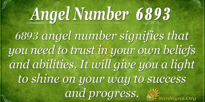 6893 angel number