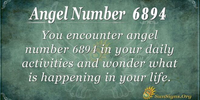 6894 angel number