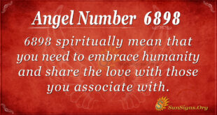 6898 angel number
