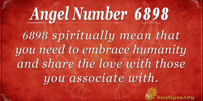 6898 angel number
