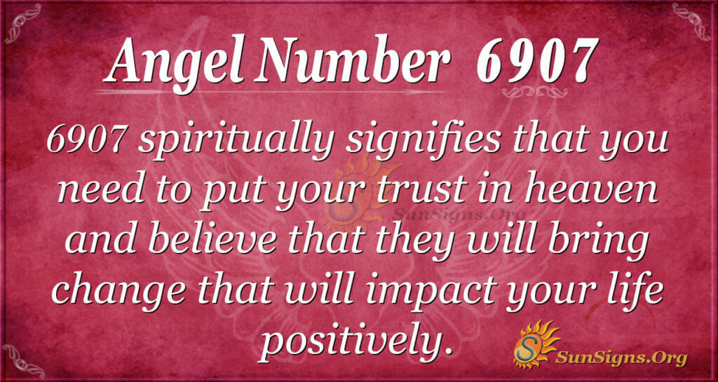 6907 angel number