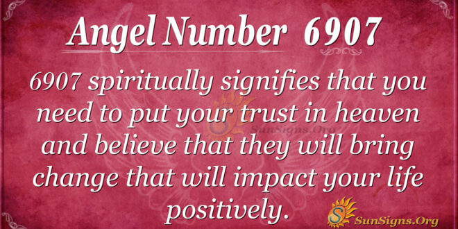 6907 angel number