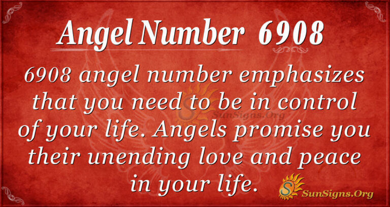 Angel Number 6908 Meaning - Why Do You Keep Seeing 6908? 6908 Spiritual ...
