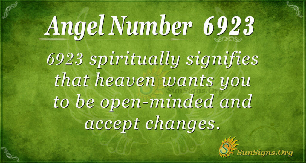 6923 angel number