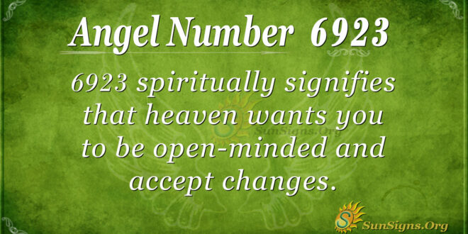 6923 angel number