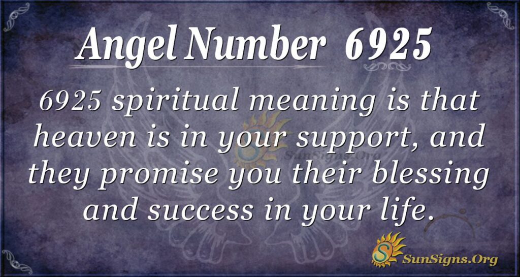 6925 angel number