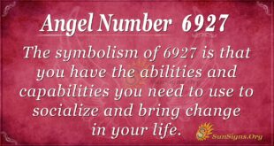 6927 angel number