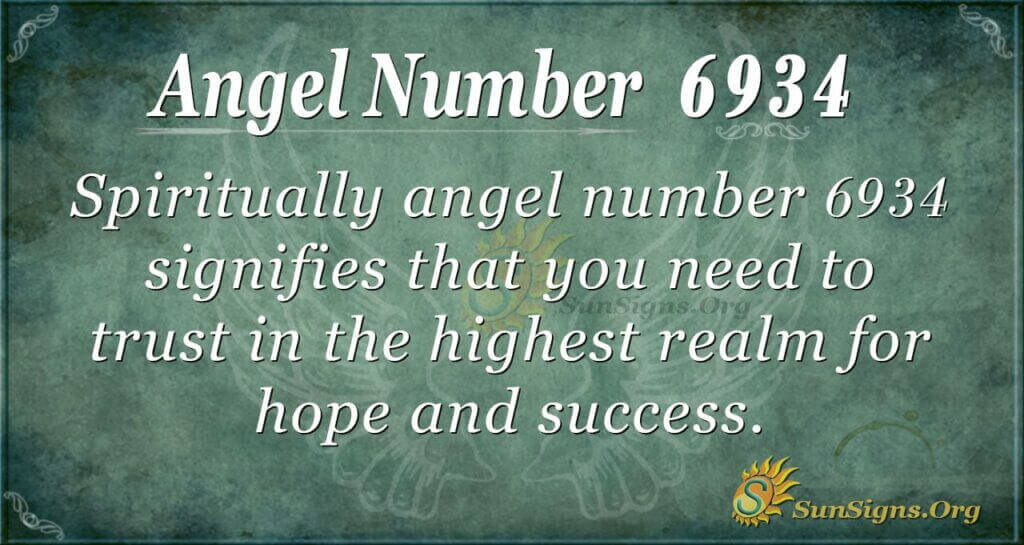 6934 angel number