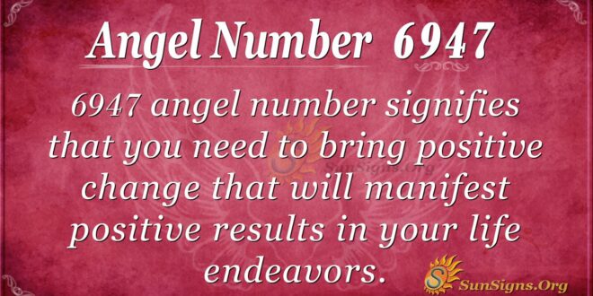 6947 angel number