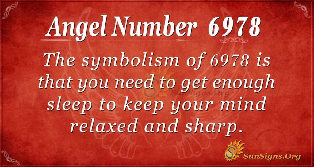 6978 angel number