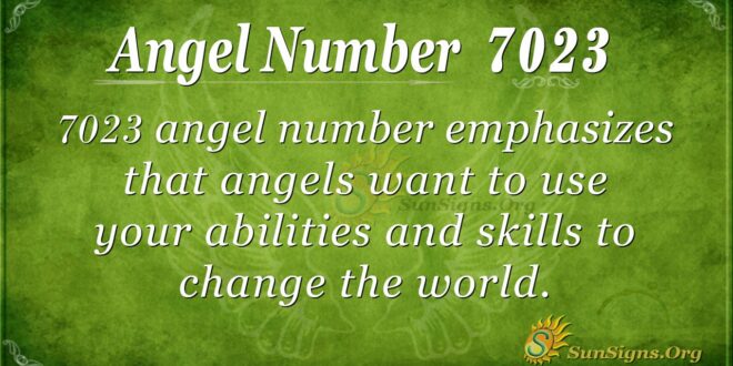 7023 angel number