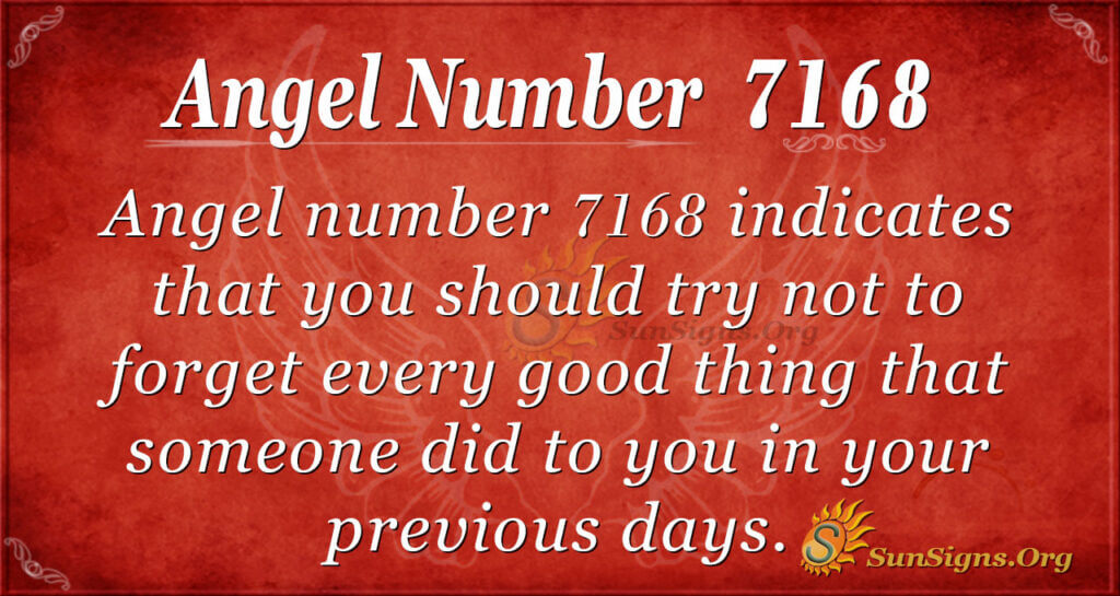 7168 angel number