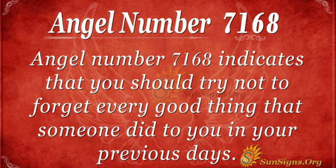 7168 angel number