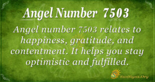 7503 angel number