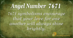 7671 angel number