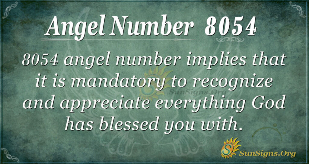 8054 angel number