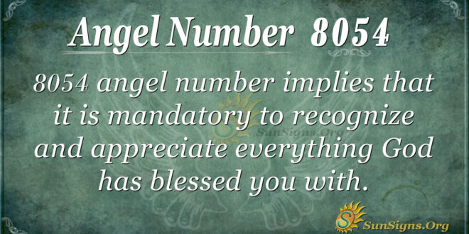 8054 angel number