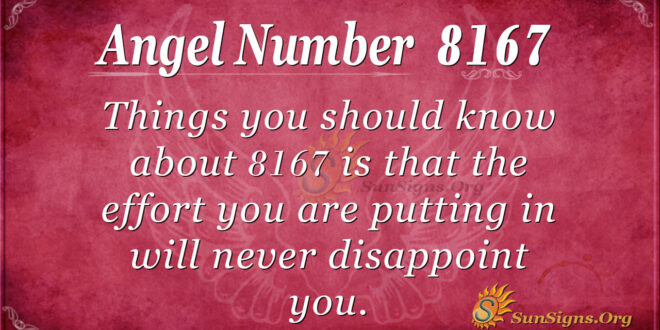 8167 angel number