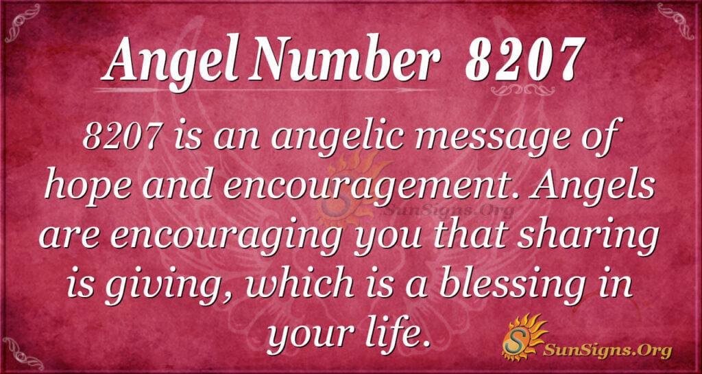 8207 angel number