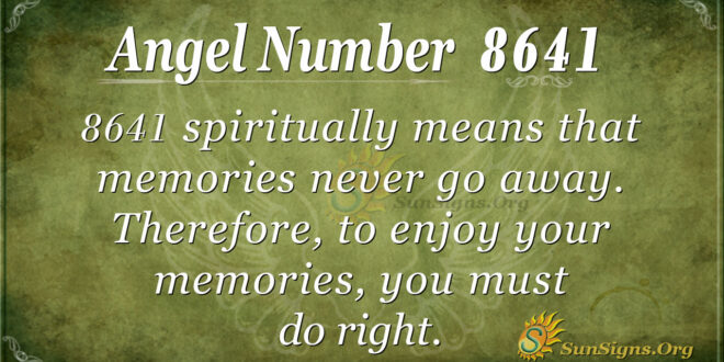 8641 angel number