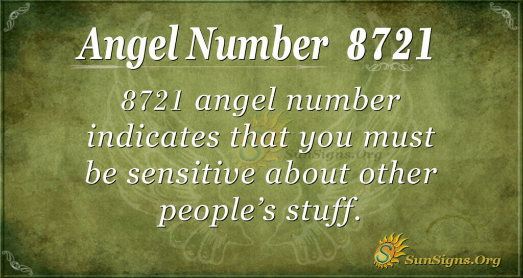 8721 angel number
