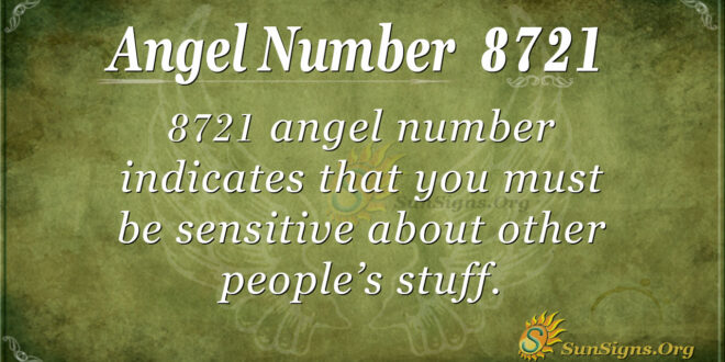8721 angel number