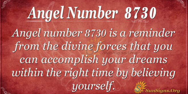 8730 angel number