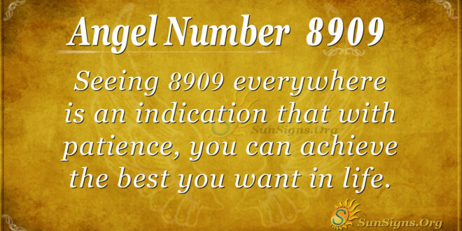8909 angel number
