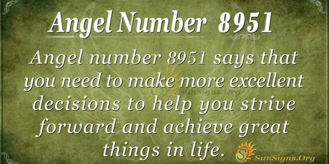 8951 angel number