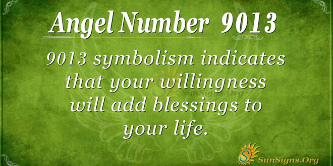 9013 angel number